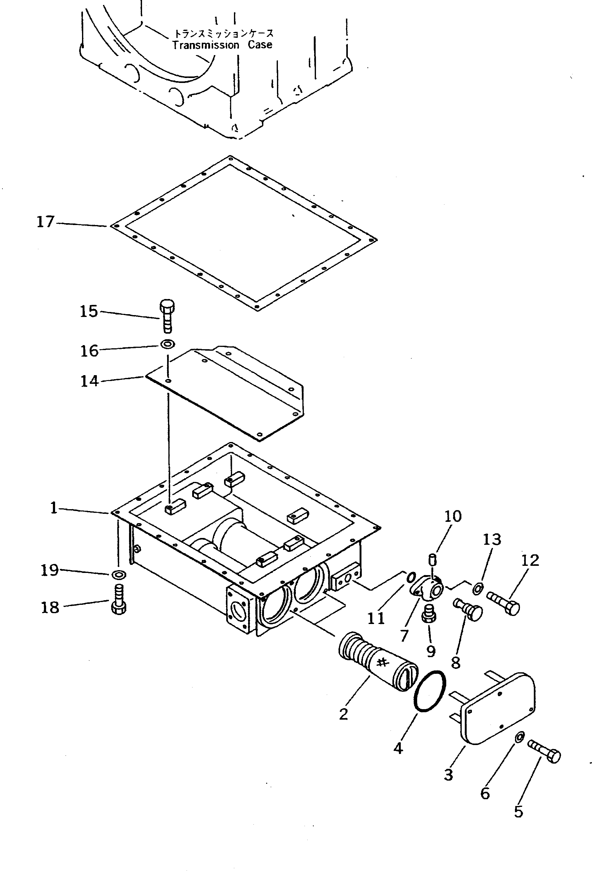 Бак 569-15-41551 Komatsu