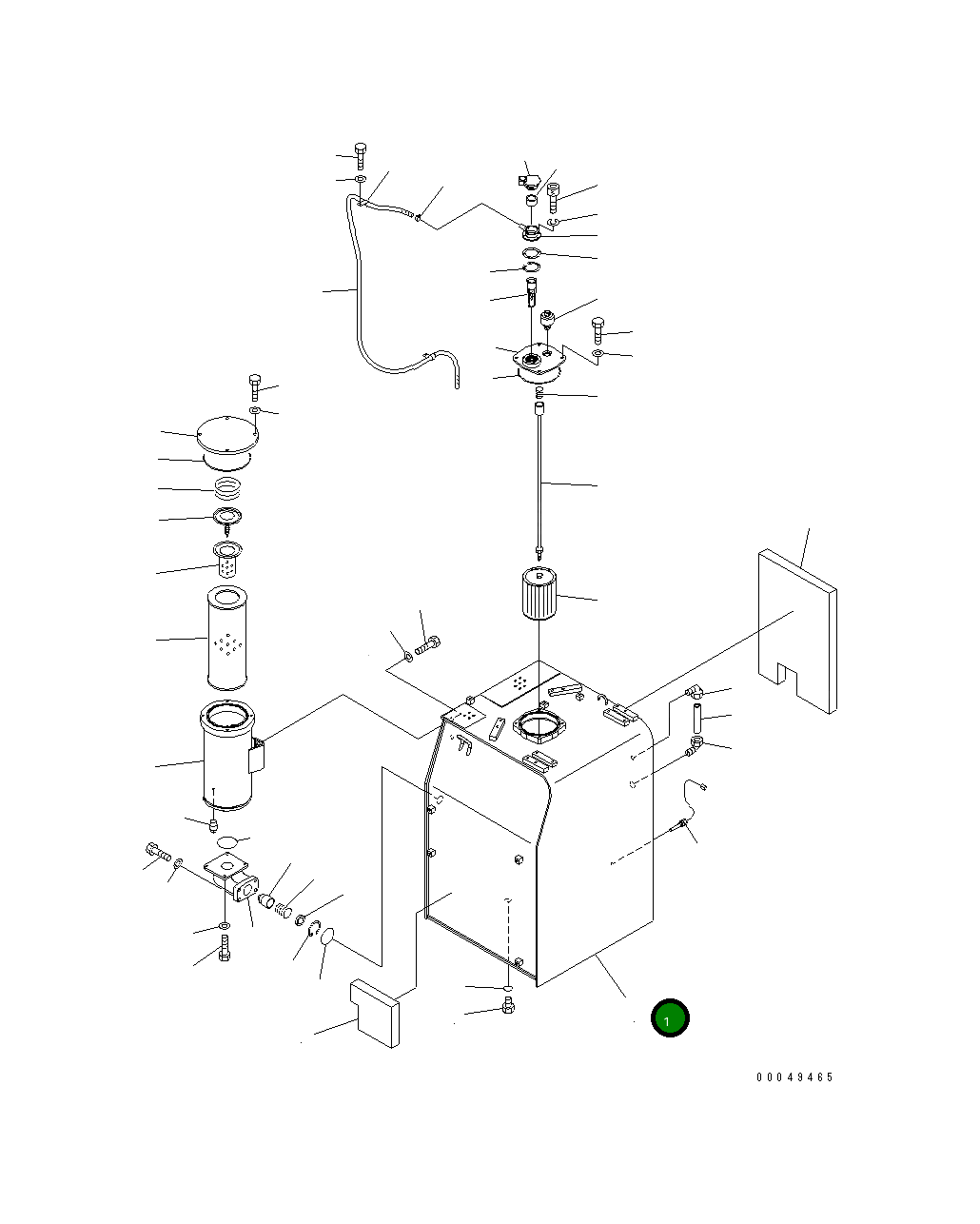 Бак 21M-60-21113 Komatsu