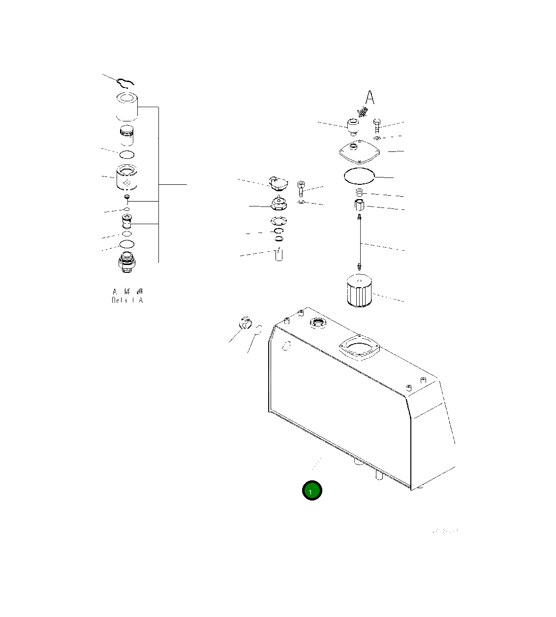 Бак 419-60-65111 Komatsu