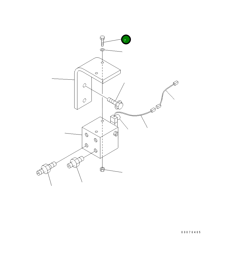 Болт - 5/16 NC X 3 1/4 IN 25 678 R1 Komatsu