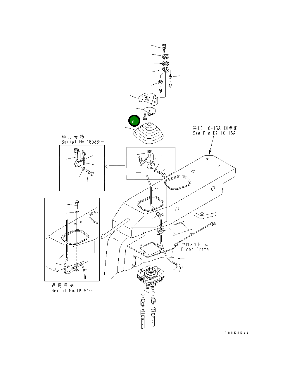Винт 01023-10510 Komatsu