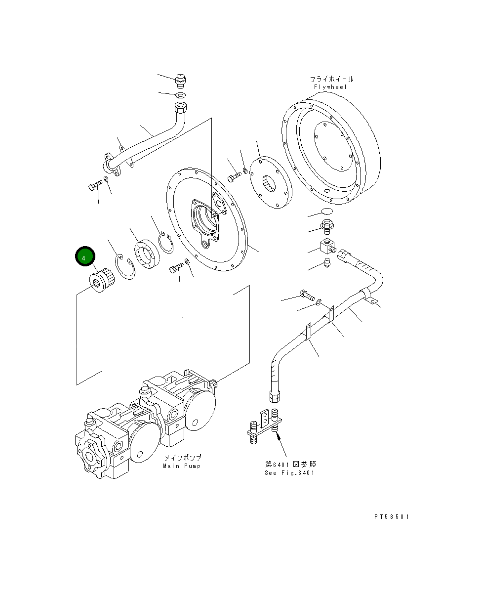 Вал 273-19-61120 Komatsu