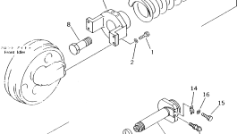Вилка 20Y-30-K1373 Komatsu