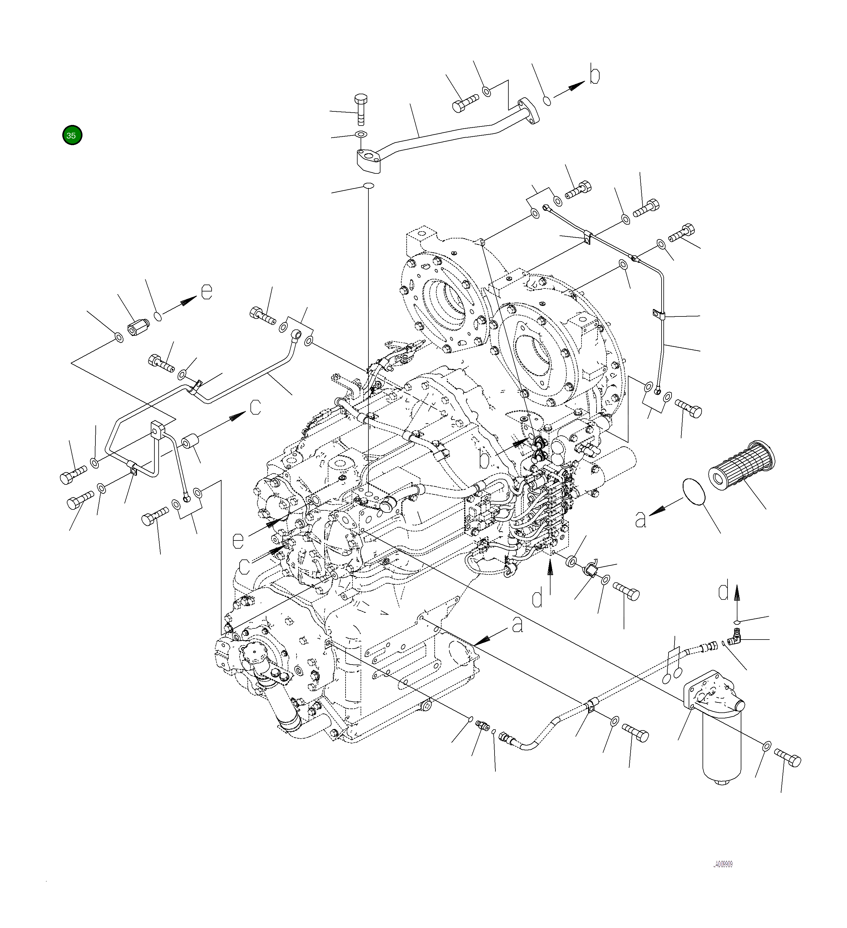 Адаптер 714-07-48581 Komatsu