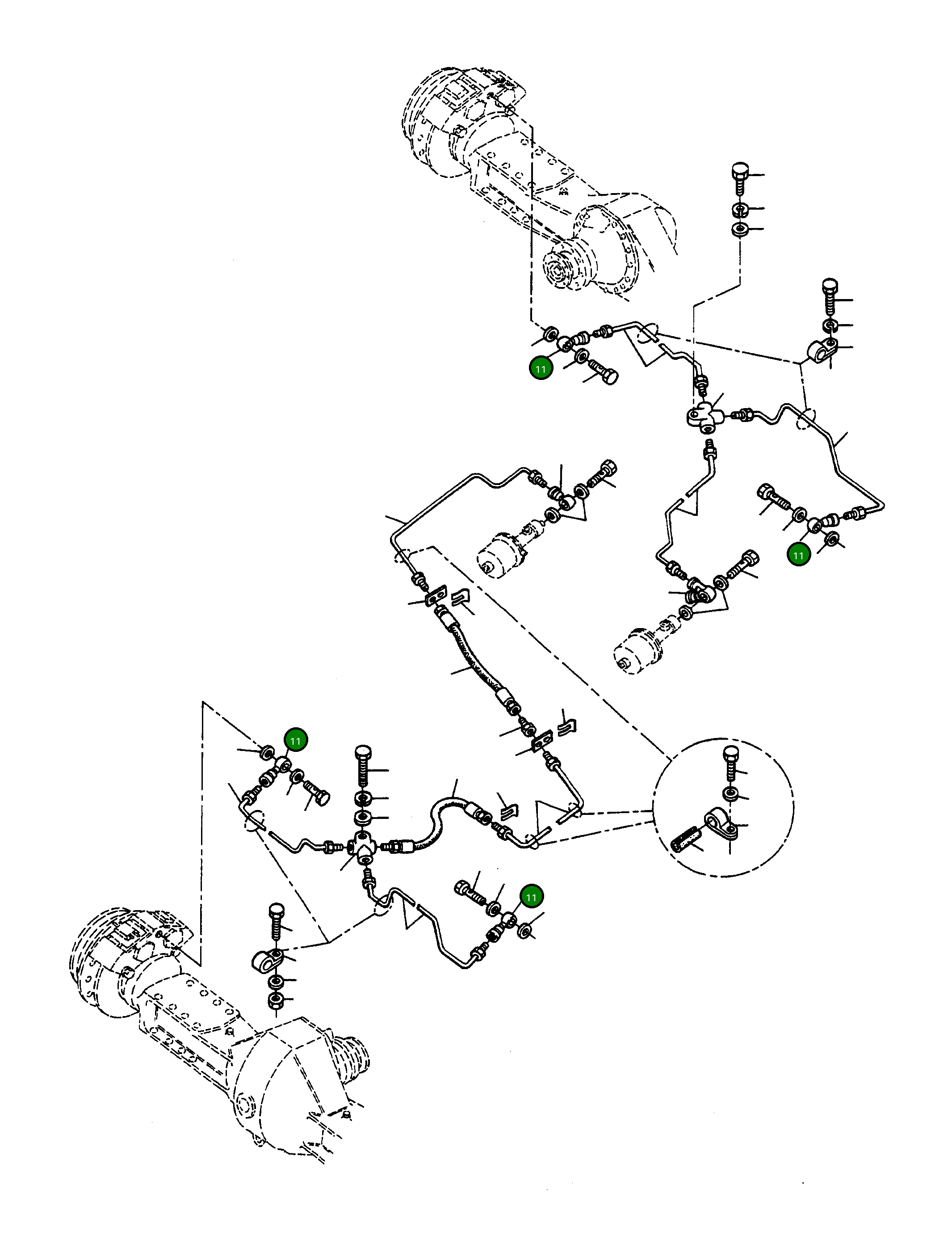 Банджо-фитинг 1443969X1 Komatsu