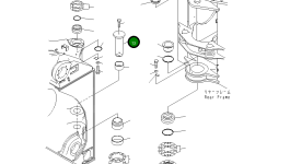 Вал 42C-46-13151 Komatsu