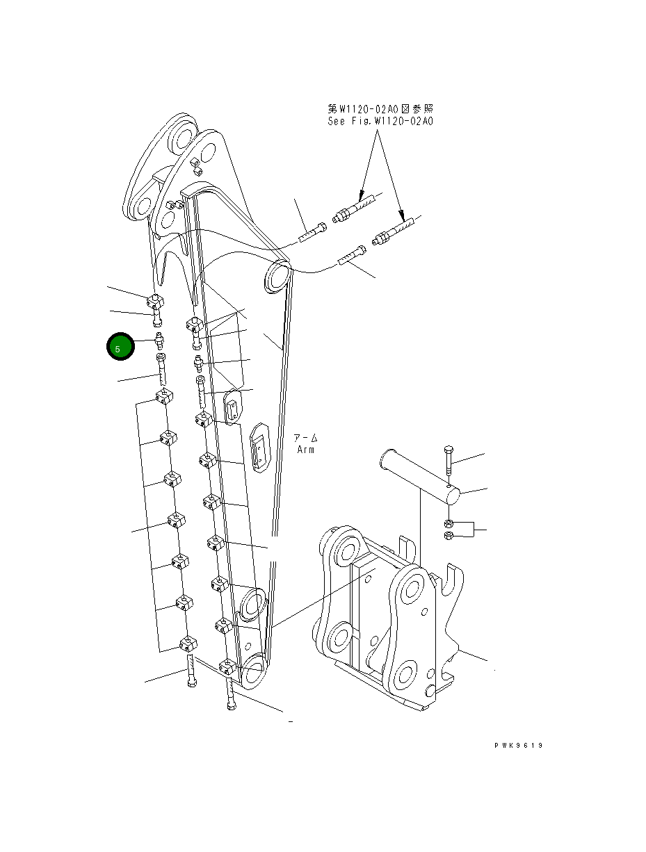Адаптер 20Y-62-K5260 Komatsu
