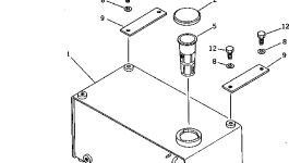 Бак 258-20-17100 Komatsu