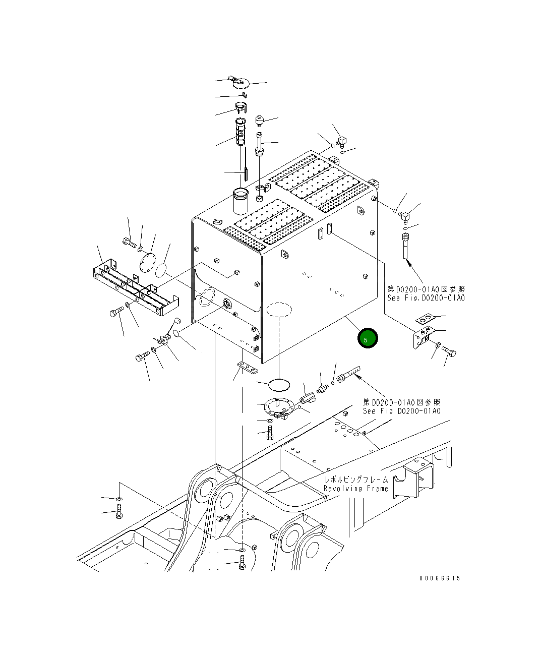 Бак 209-04-41121 Komatsu