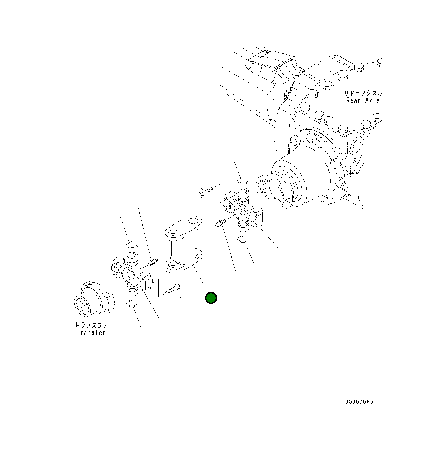 Вилка 419-20-34650 Komatsu
