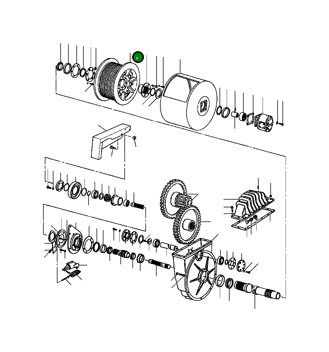 Барабан 91 840 Komatsu