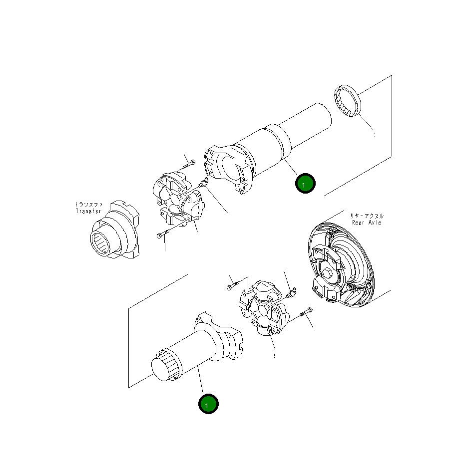 Вал 426-20-34660 Komatsu