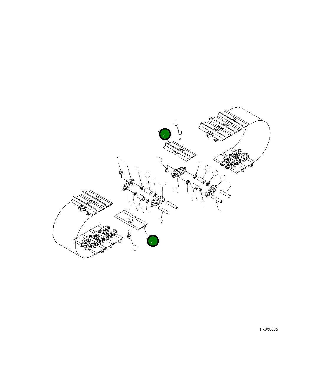 Башмак 208-32-76110 Komatsu