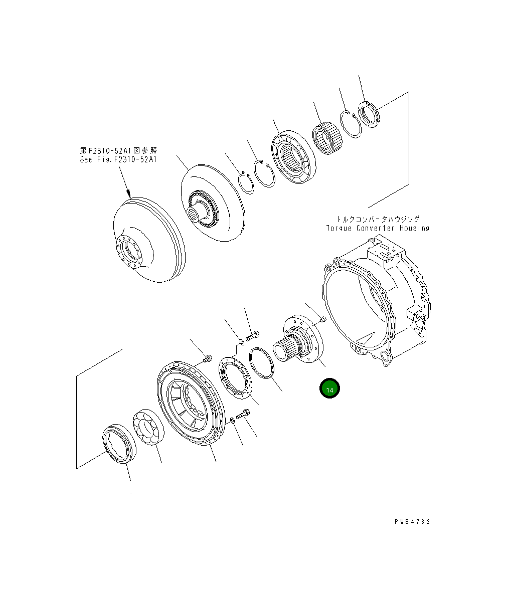 Вал 711-60-22511 Komatsu
