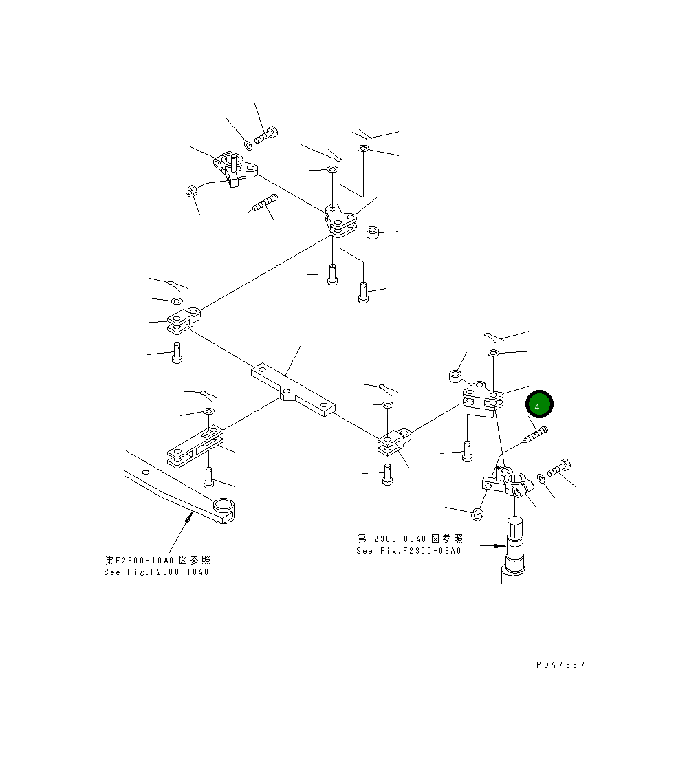 Вилка 124-43-52862 Komatsu