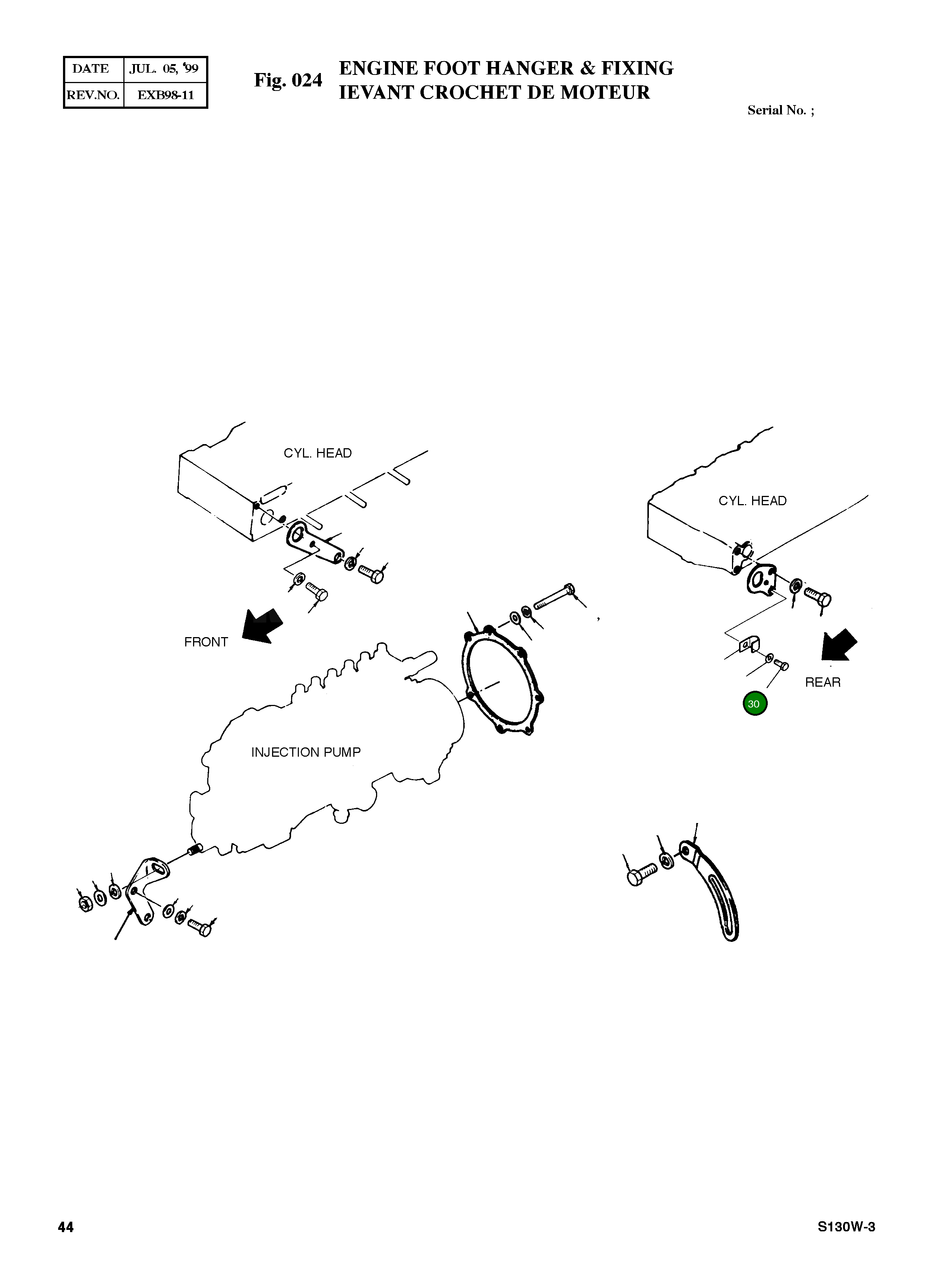 Болт M6X10 06.01283-6909 Komatsu
