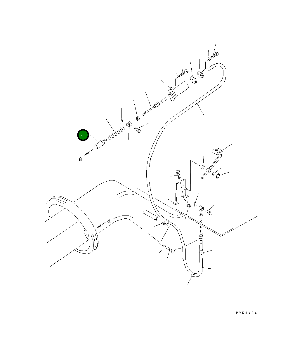 Вал 23A-43-19130 Komatsu