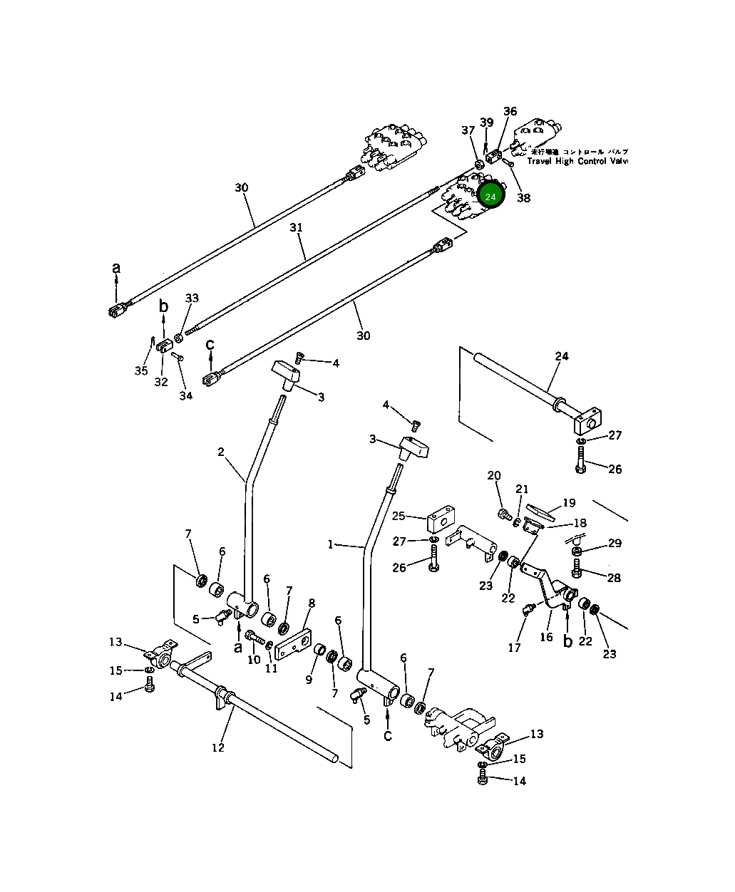 Вал 201-43-41150 Komatsu