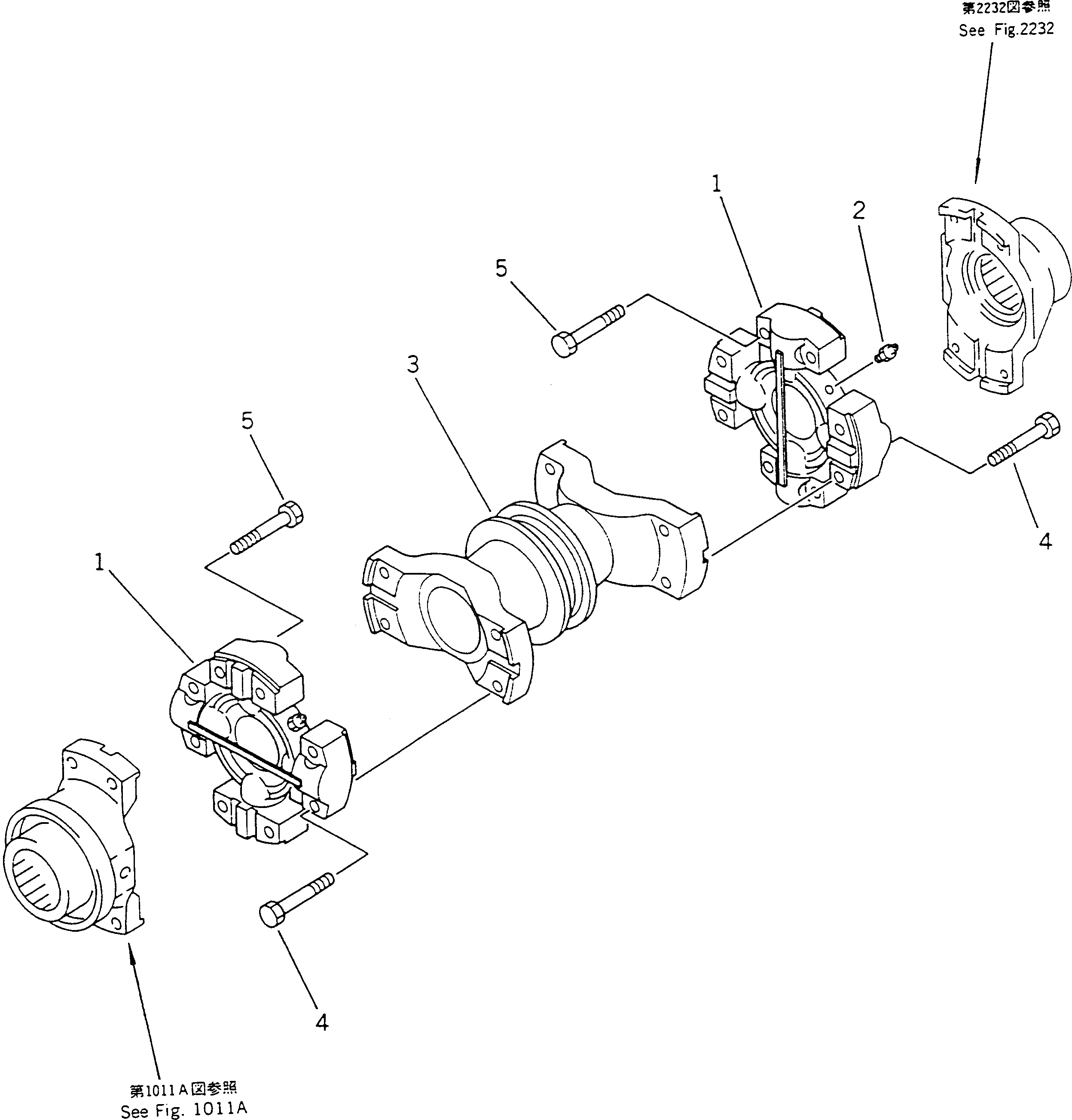 Вал 566-20-31200 Komatsu