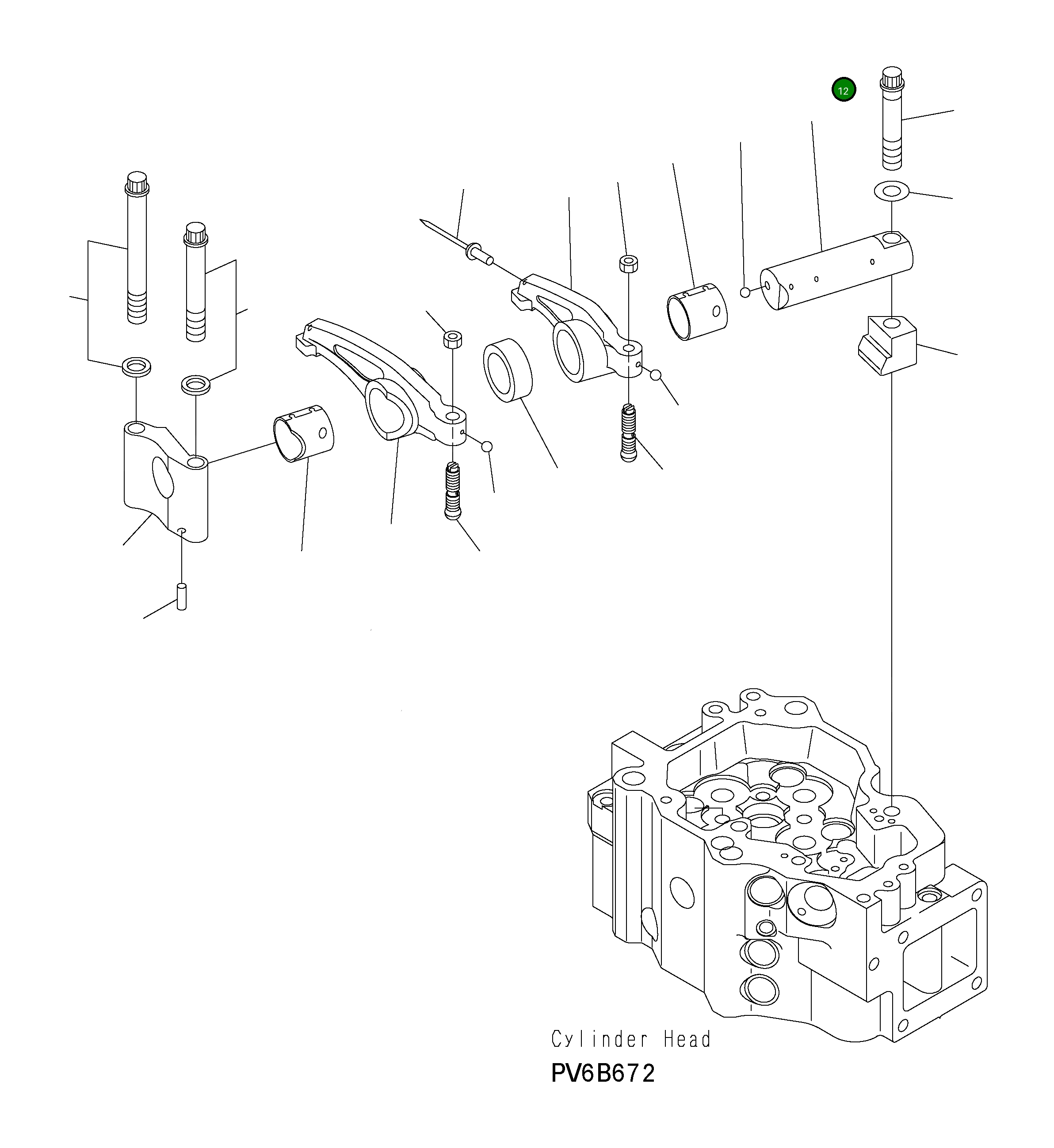 Вал 6217-41-5310 Komatsu