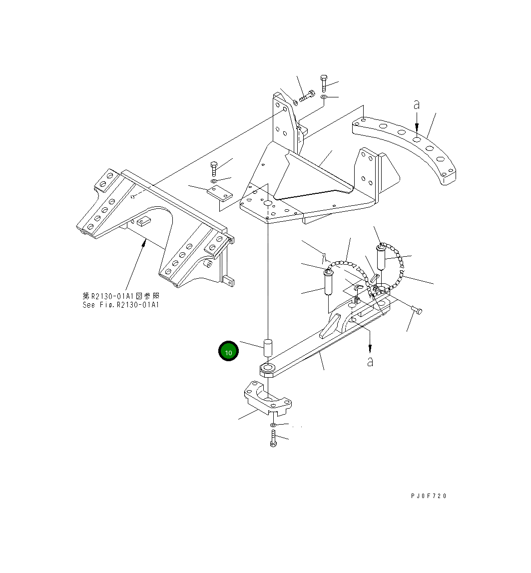 Вал 113-69-23150 Komatsu