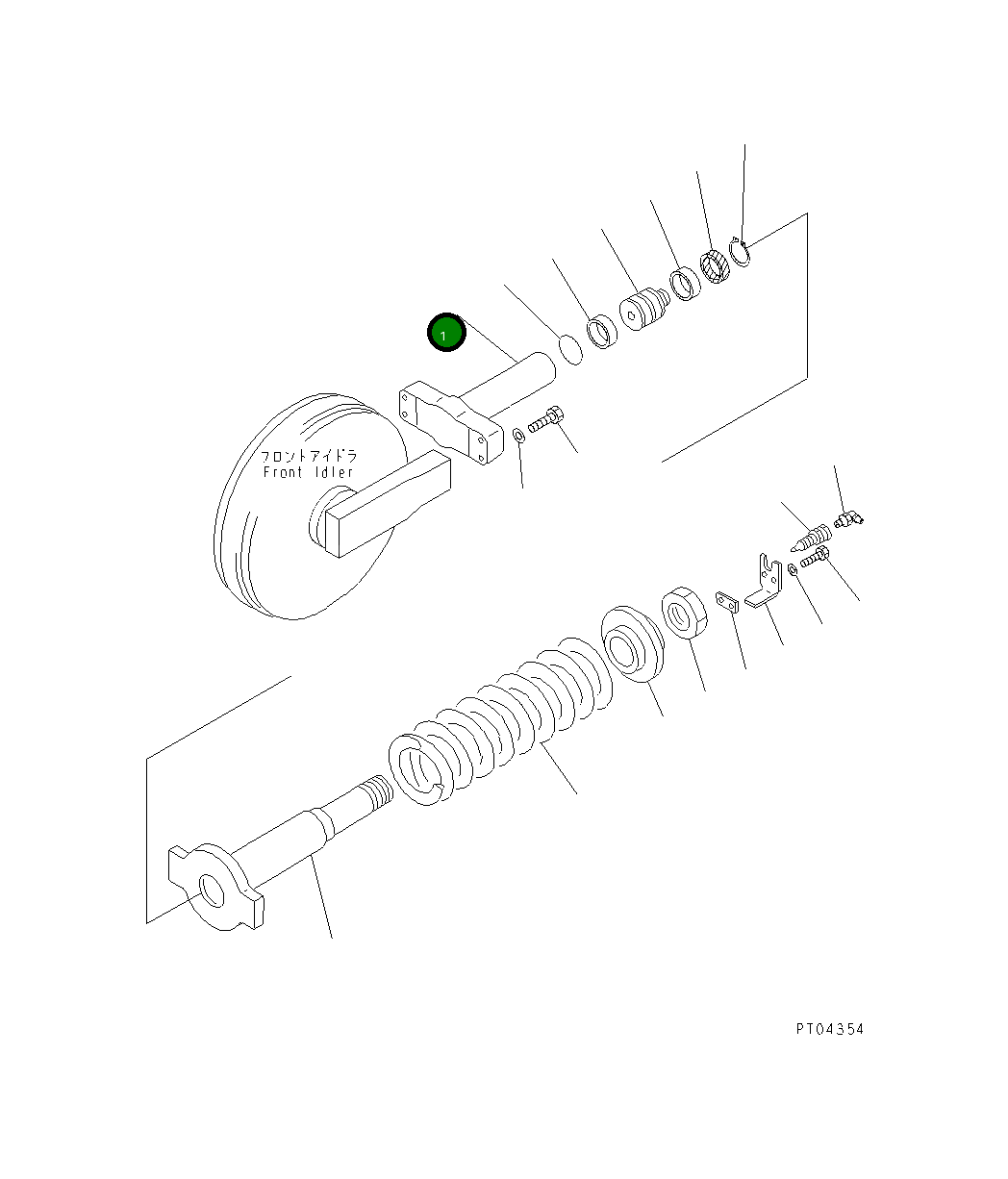 Вилка 203-30-56130 Komatsu