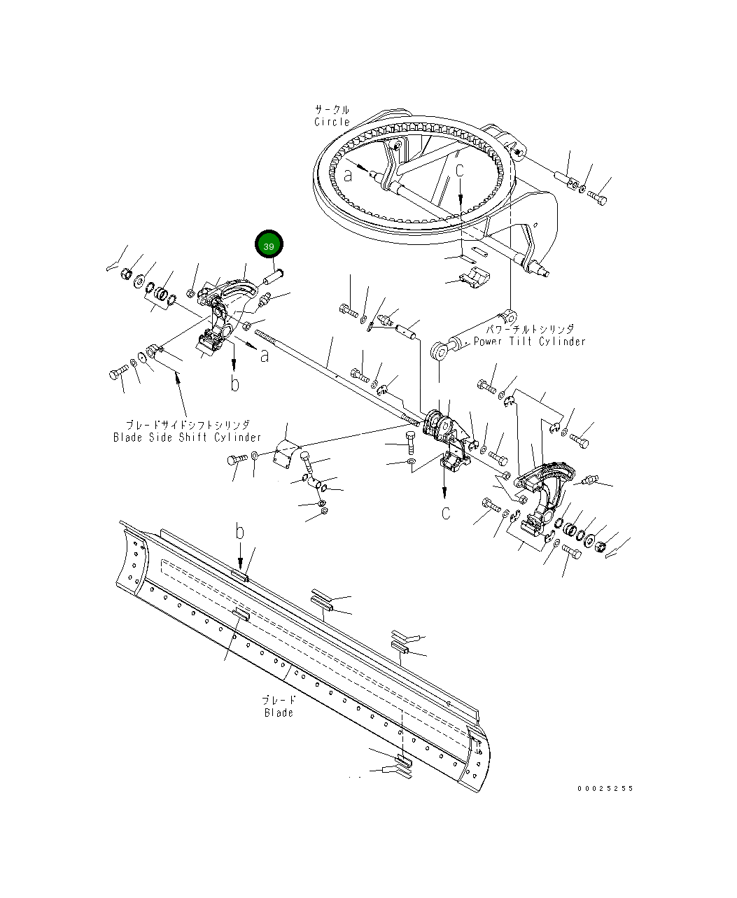 Вал 234-70-32150 Komatsu