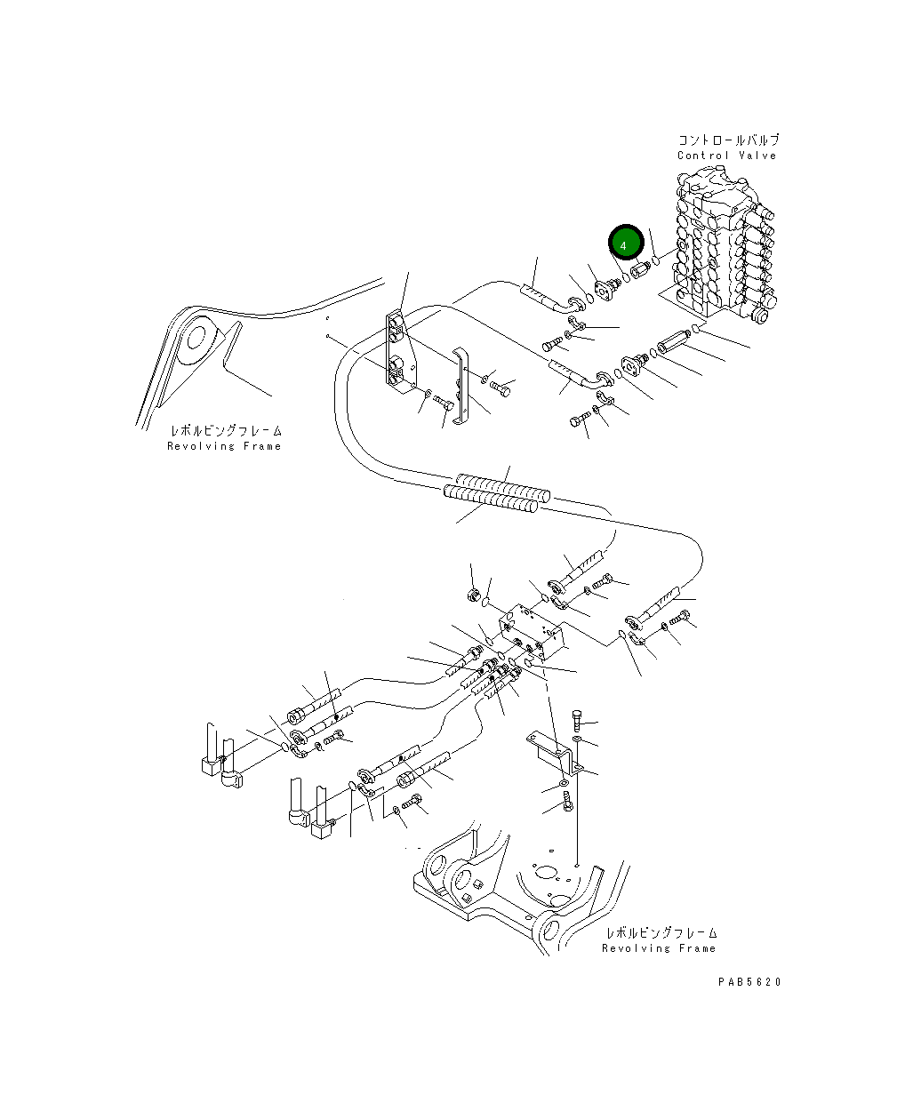 Адаптер 20G-62-K6130 Komatsu