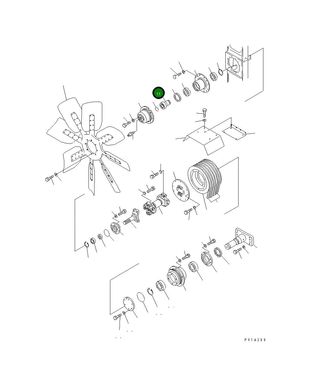 Вал 19M-03-21210 Komatsu