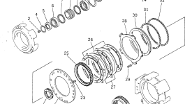 Втулка 125-15-32140 Komatsu