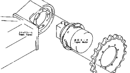 Ведущая звезда 20T-27-77110 Komatsu