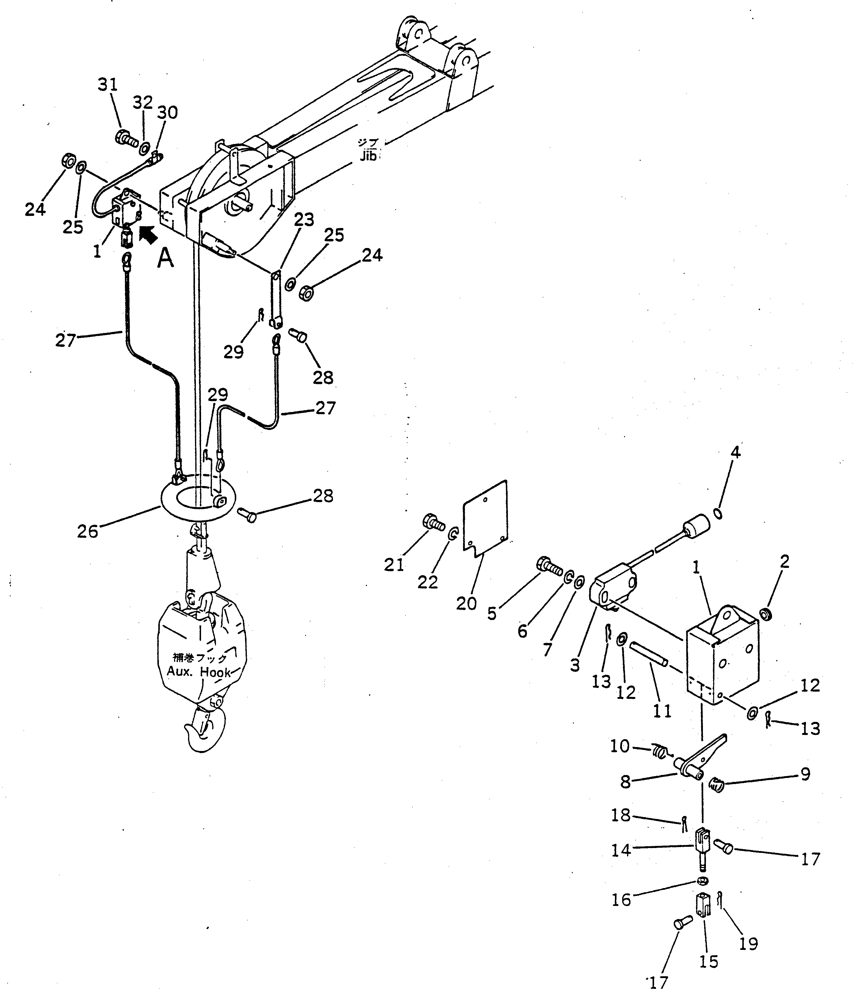 Вилка 22W-07-12231 Komatsu