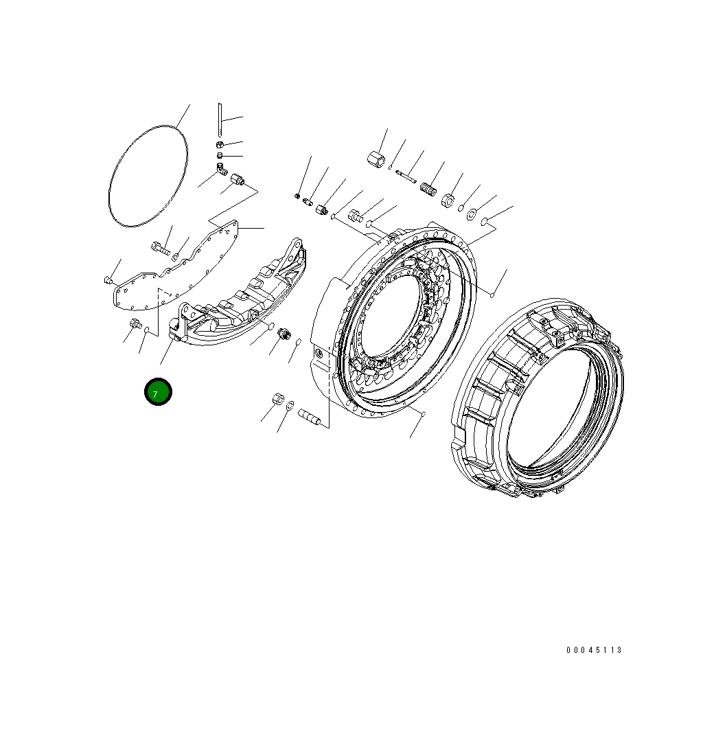 Бак 569-33-81122 Komatsu
