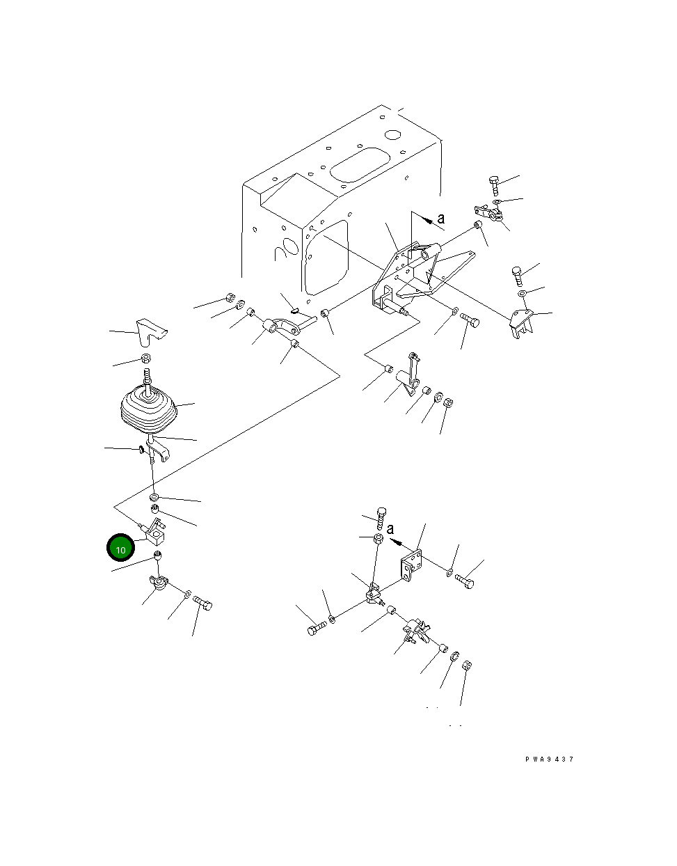 Вал 134-43-38760 Komatsu