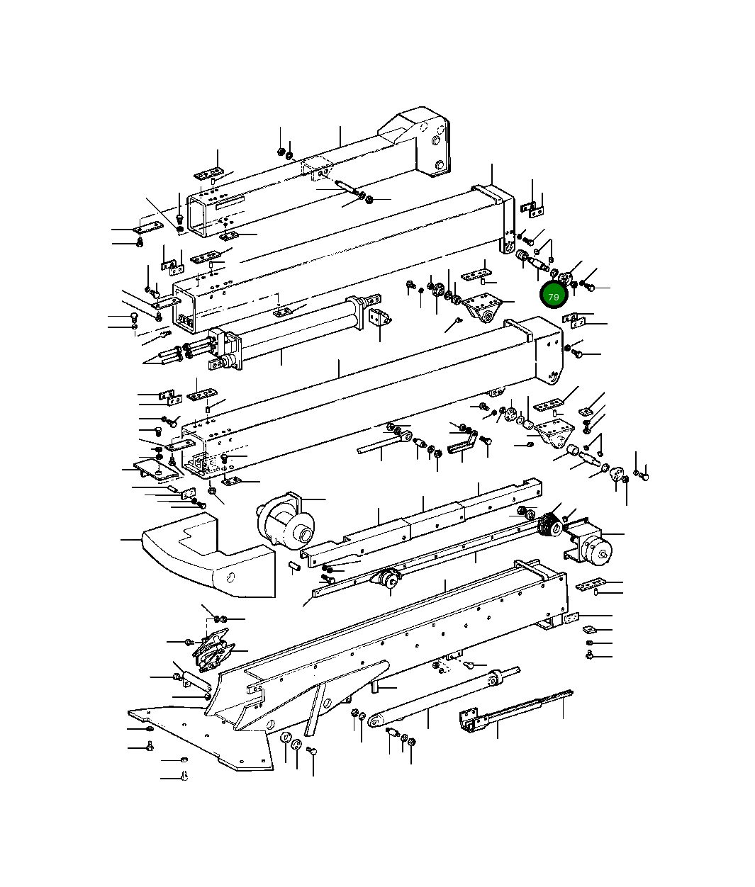 Вал 75 568 Komatsu