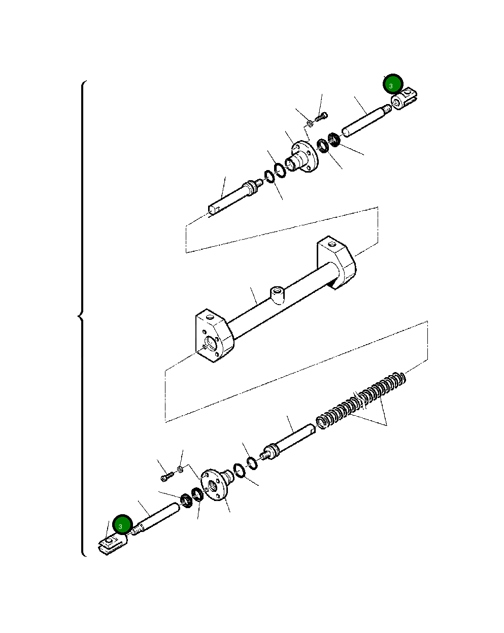 Вилка 500022658 Komatsu