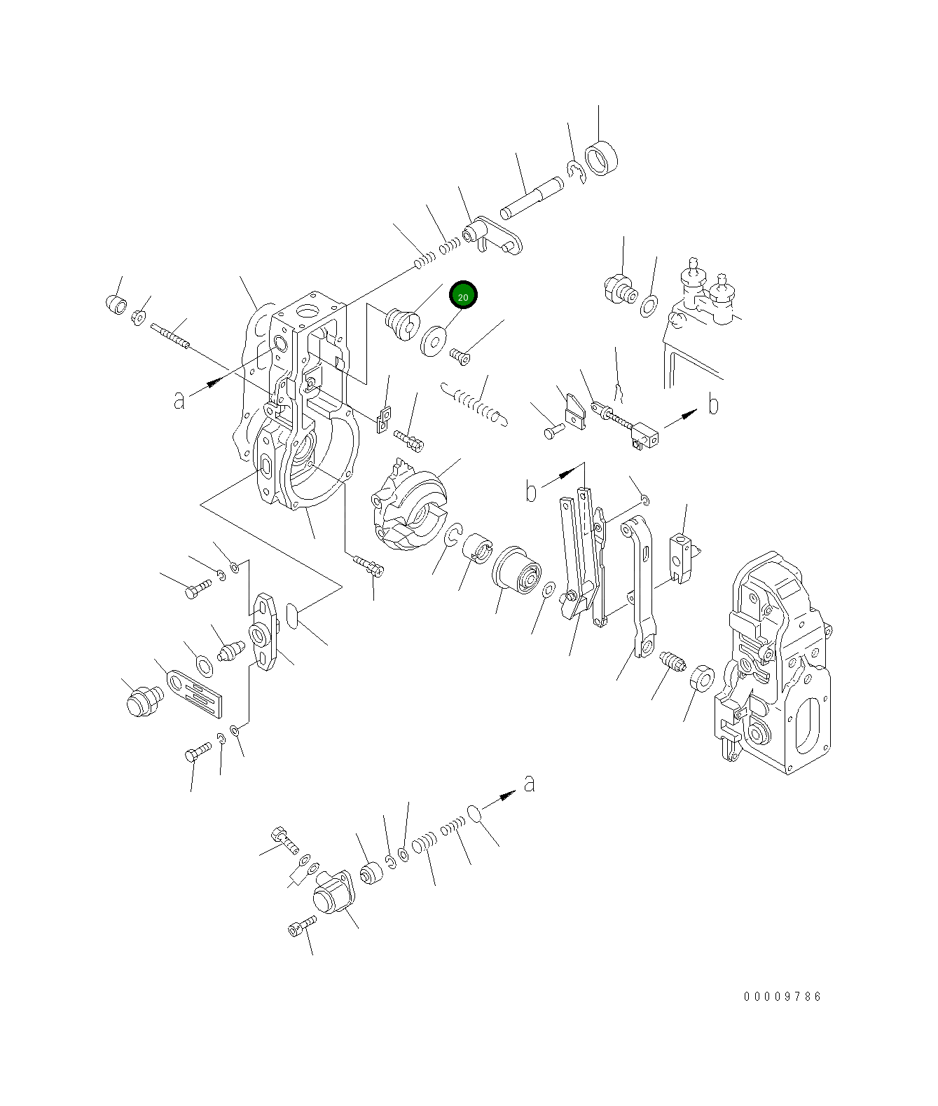 Адаптер DK154620-79 Komatsu