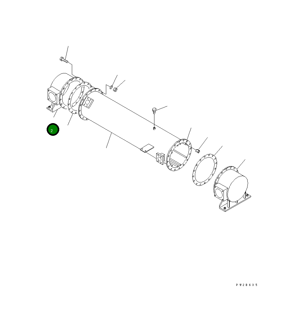 Бак LM92213 Komatsu