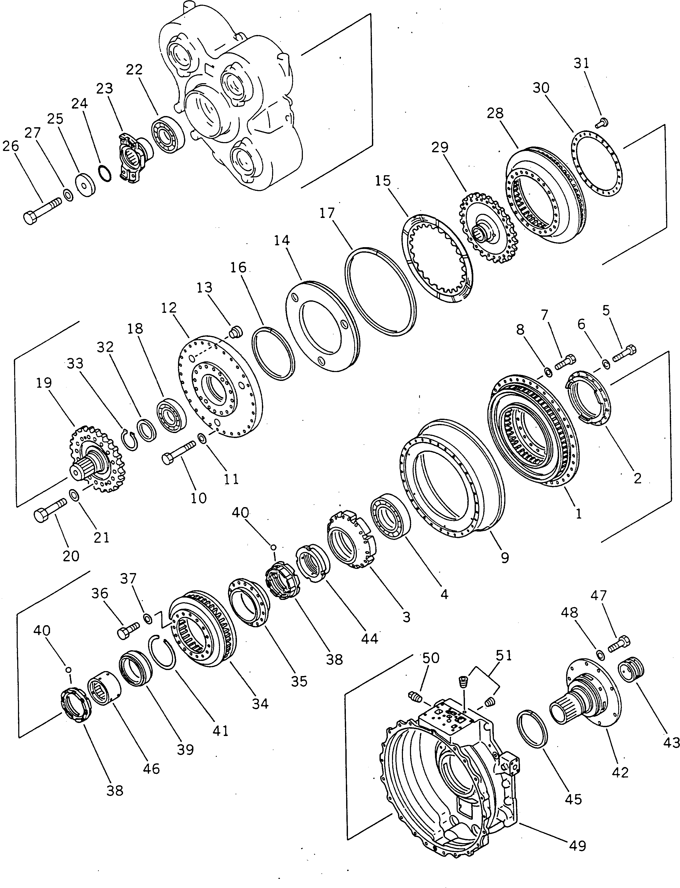 Вал 711-35-21351 Komatsu