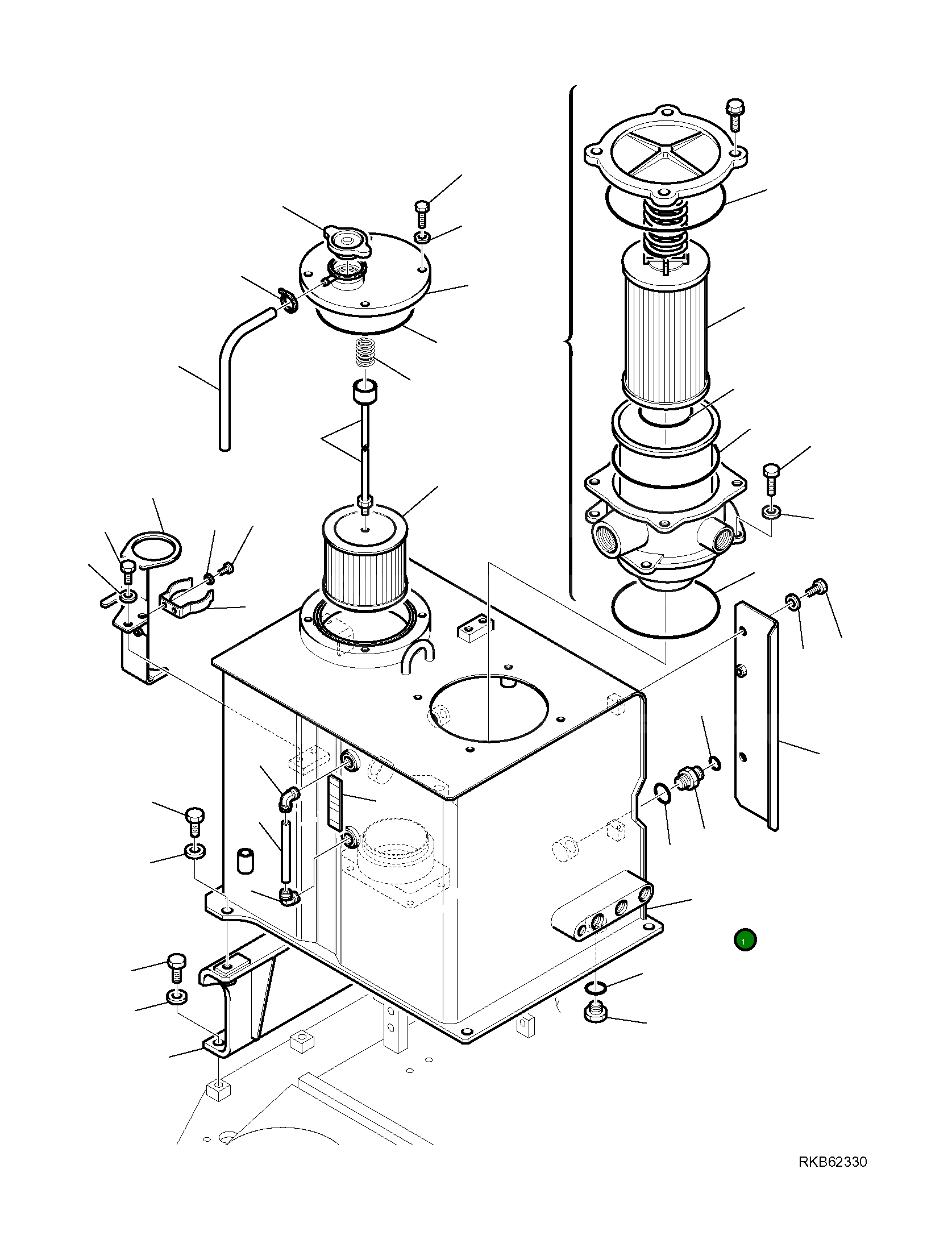Бак 21W-60-R8111 Komatsu