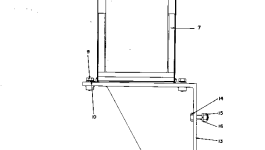 Кронштейн D50-E324 Komatsu