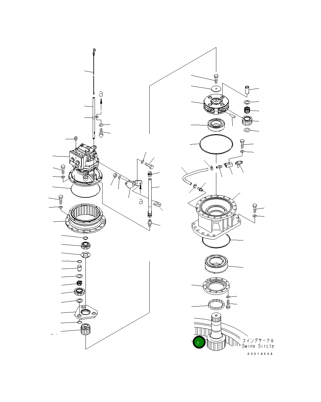 Вал 20Y-26-21142 Komatsu