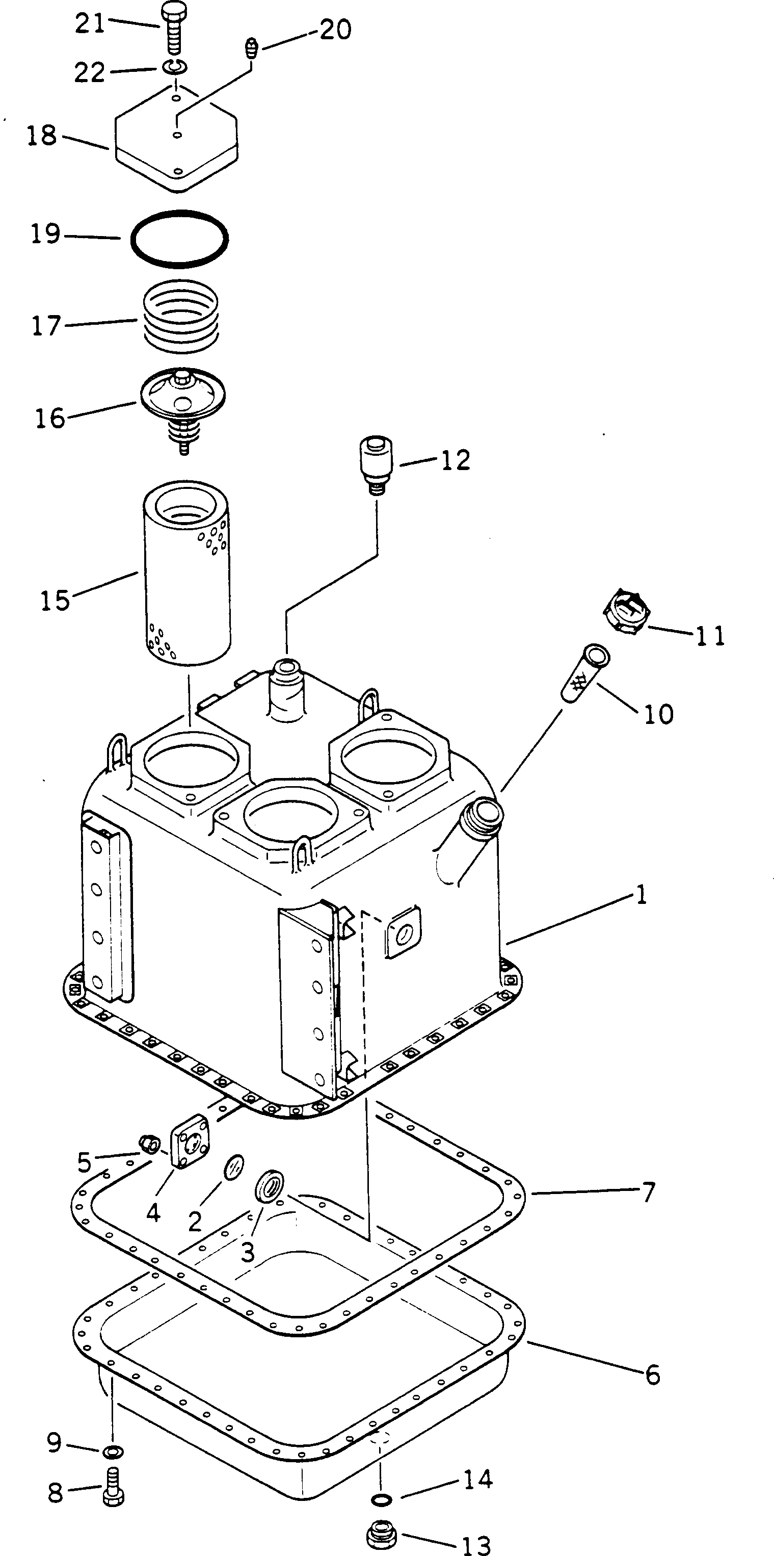 Бак 566-60-47120 Komatsu
