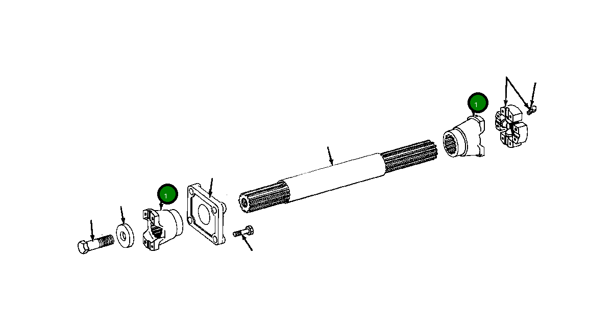 Вилка 932 938 C1 Komatsu