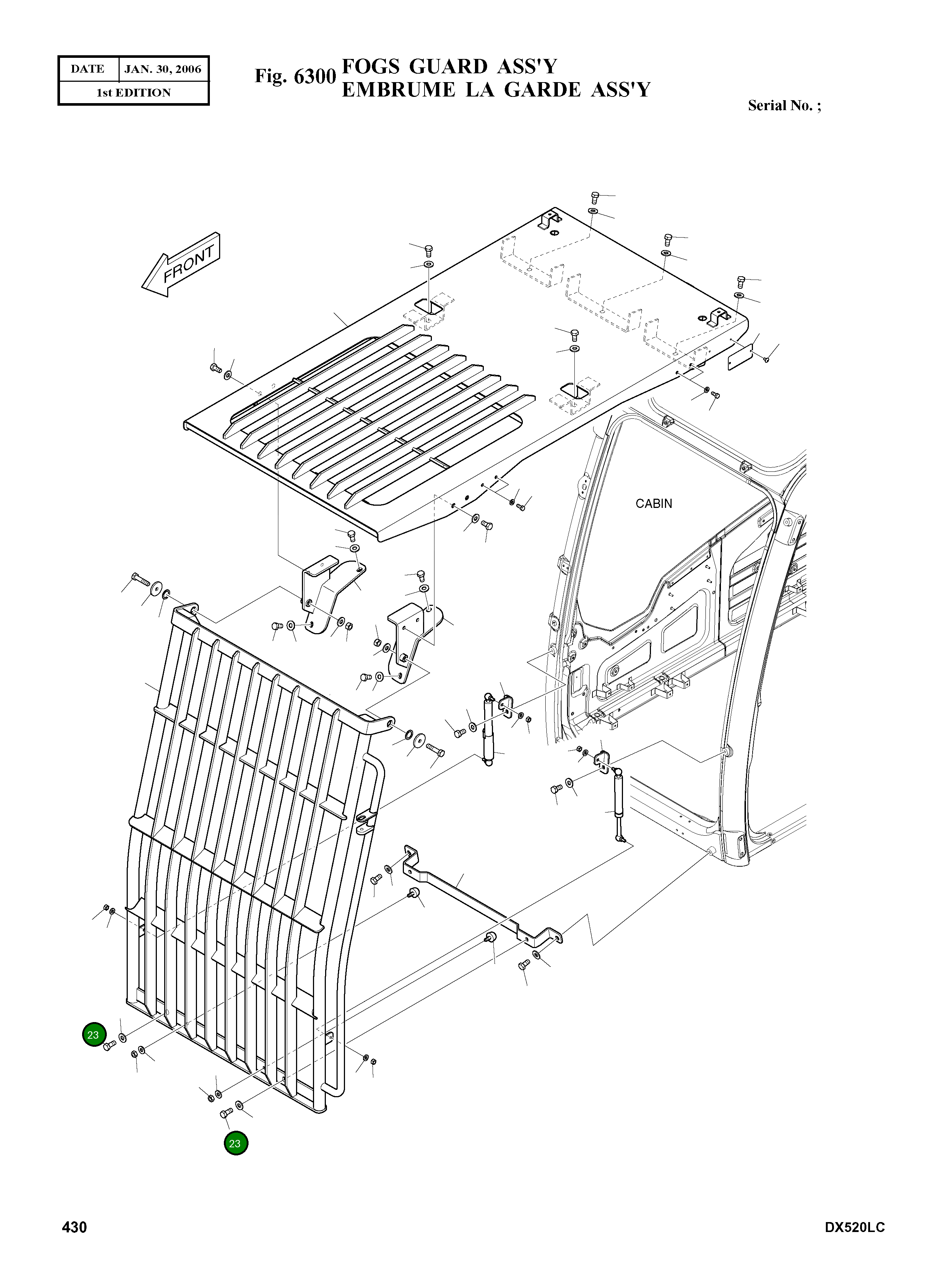 Болт M12x1.75x30 2120-2166D32 Komatsu