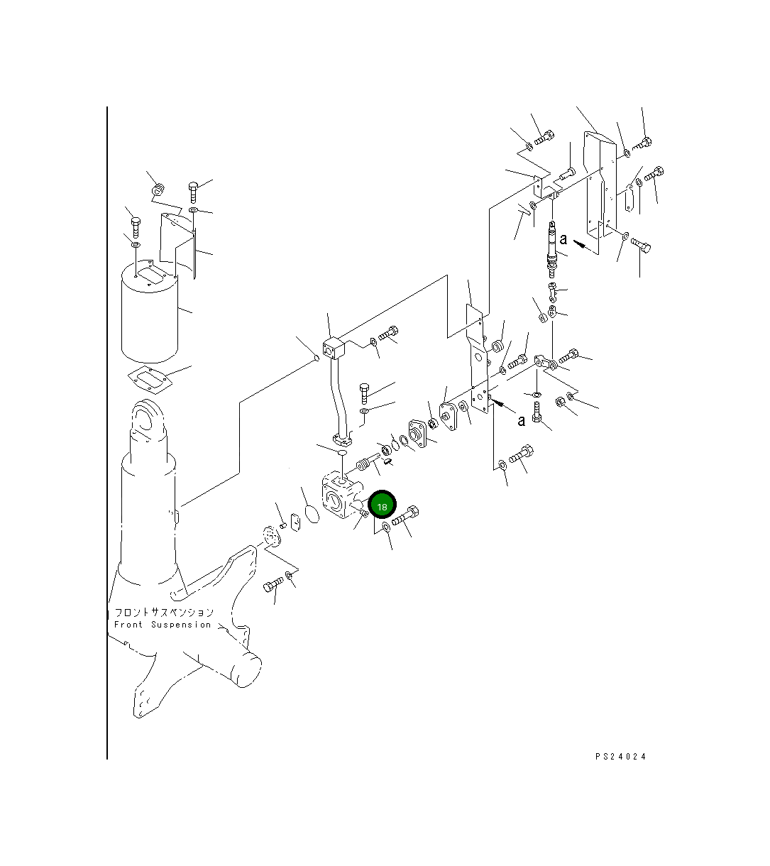 Вал 561-50-63251 Komatsu