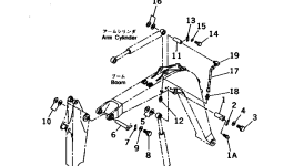 Палец 21W-70-21450 Komatsu