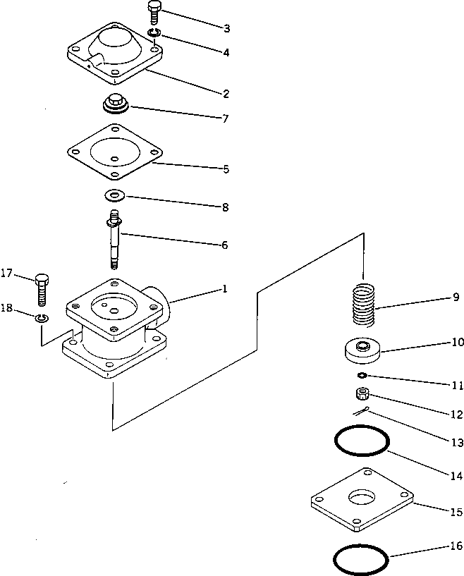 Вал M711145033541 Komatsu