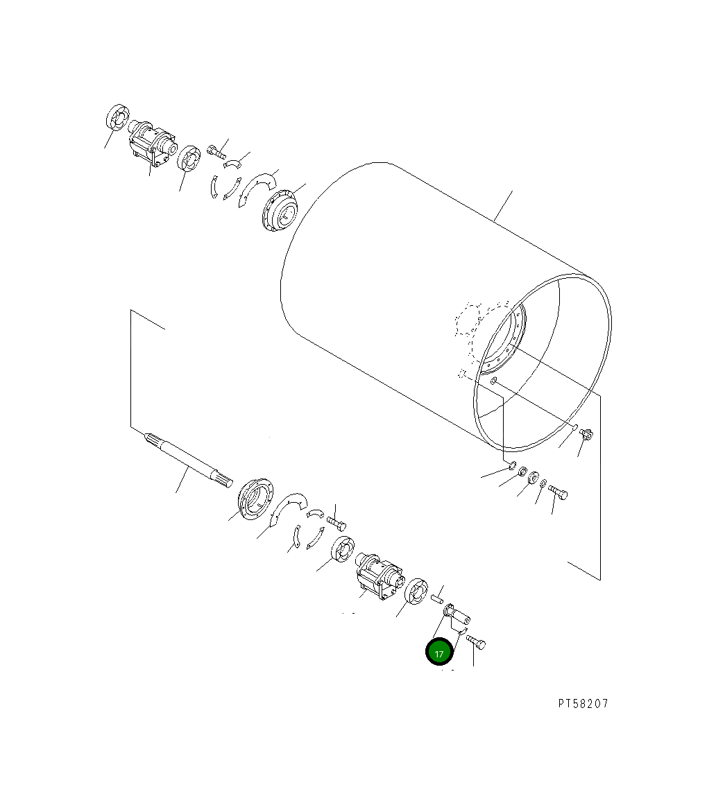 Вал 273-870-4510 Komatsu