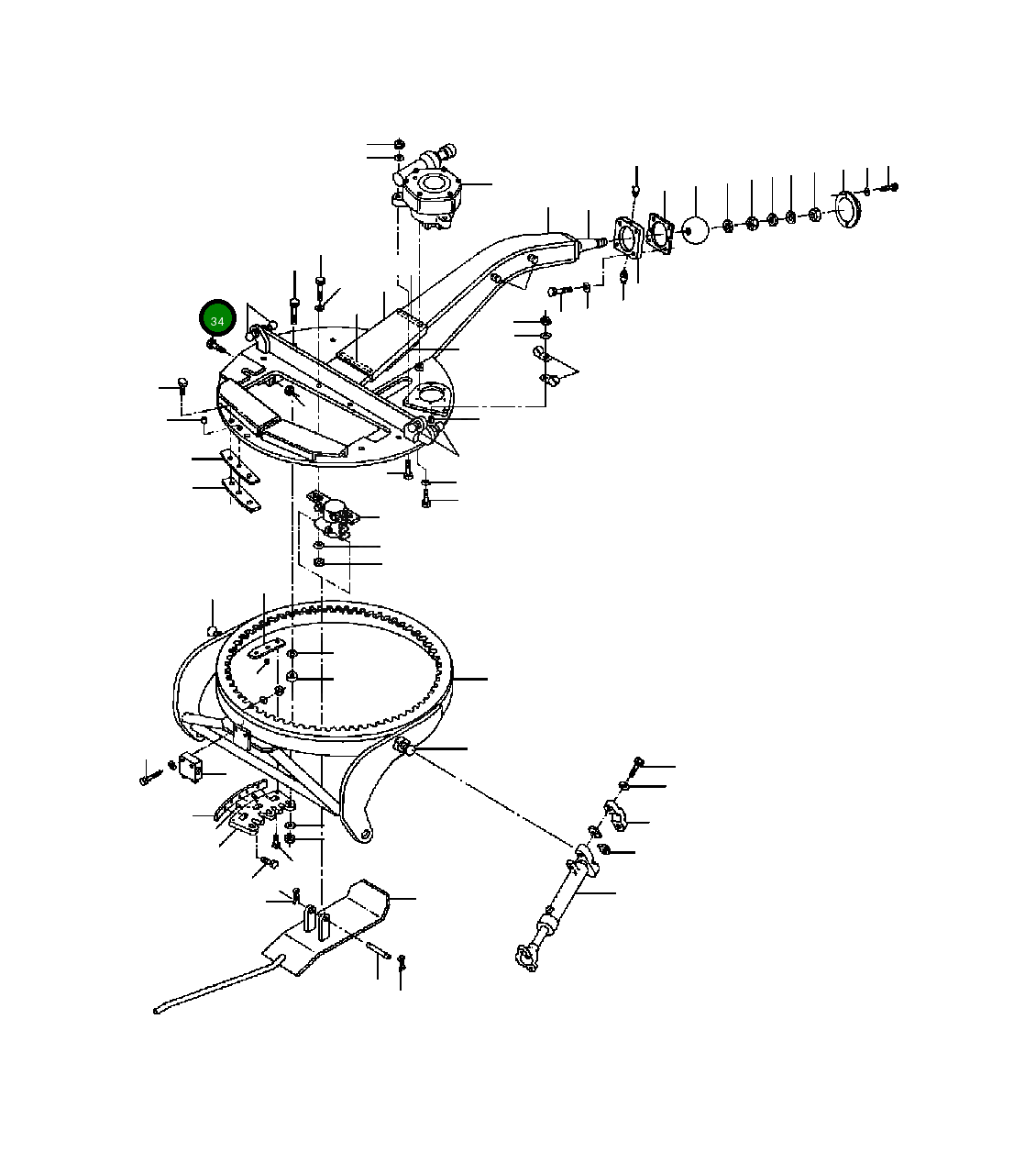 Болт - 1NCx2-1/2 25 845 R1 Komatsu